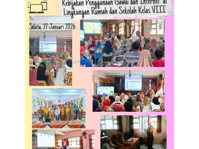 Sosialisasi Gawai Sehat Masa depan Hebat Kelas 8